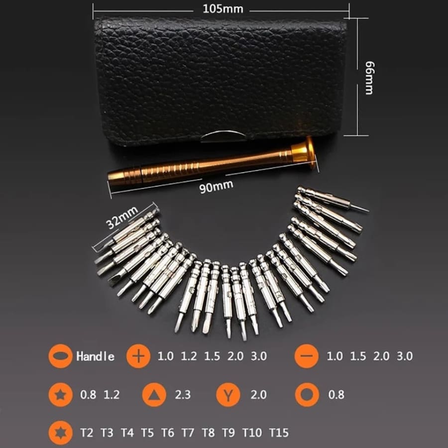 25 Mini Precision Screwdriver Set