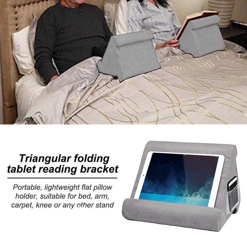 iPad Pillow Stand Flip Pillow Cushion Stand for Tablet/Magazine/iPad/Book