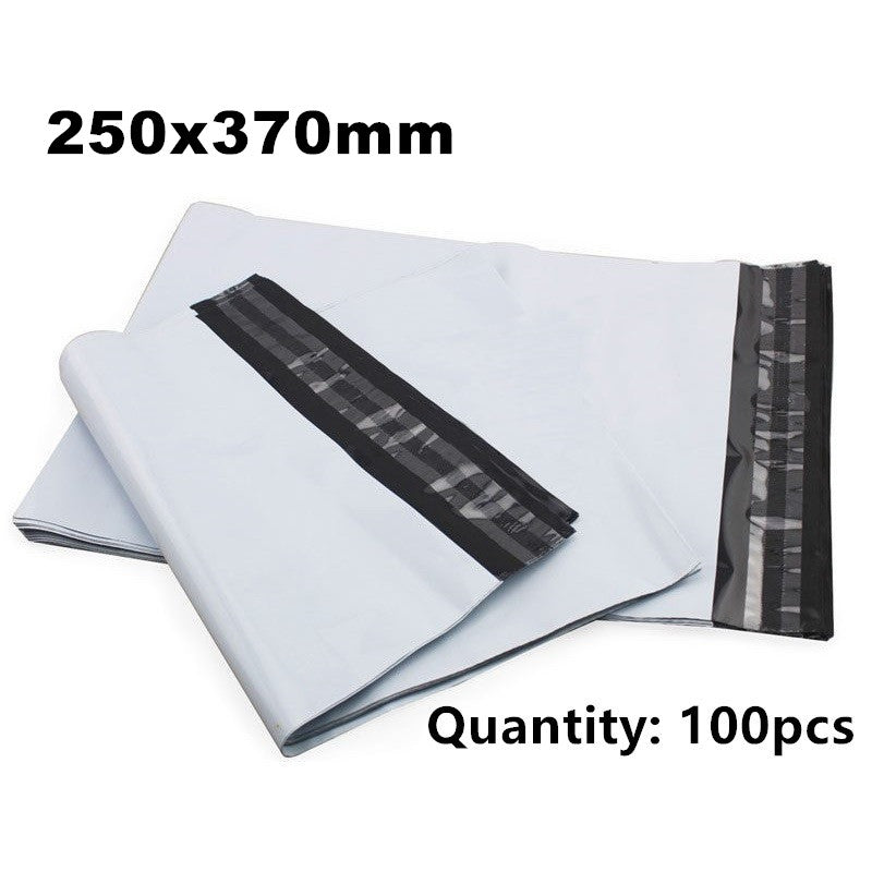 100 X A4 Strong Poly Courier Mailing Bags  250mm x 370mm
