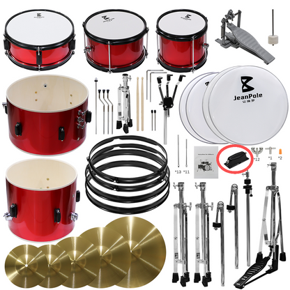 Kids Drum Kit Set Black