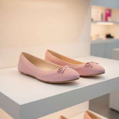 Real Leather Women Comfort Ballet Flats Leather Shoes Size 41/10