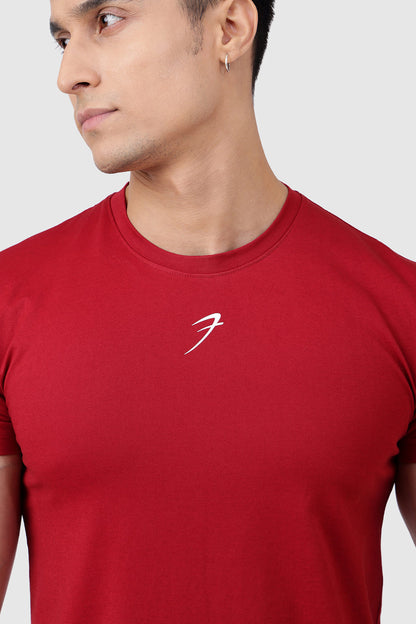 Pulse T-shirt Deep Red