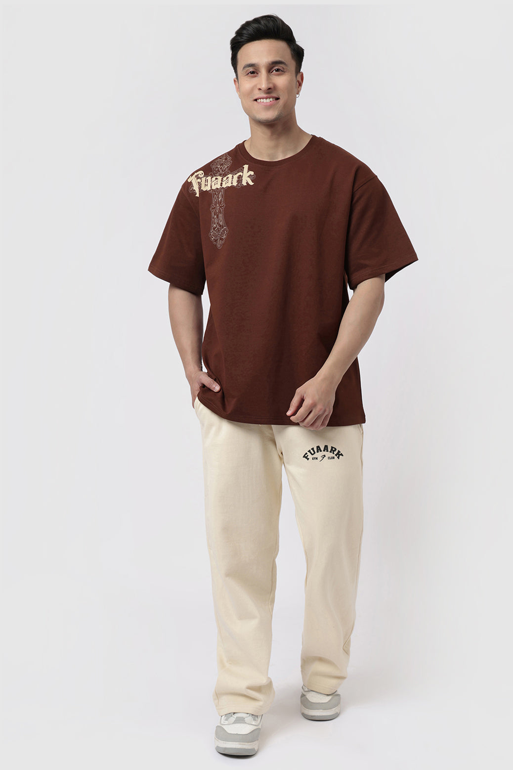 Laidback Relaxed Pants Beige