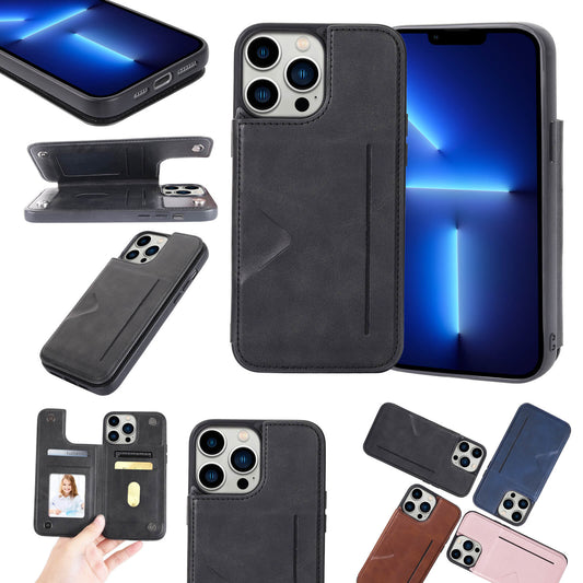 Compatible with iPhone 6 Mika Series PU Leather Wallet Stand Case with Magnetic Close