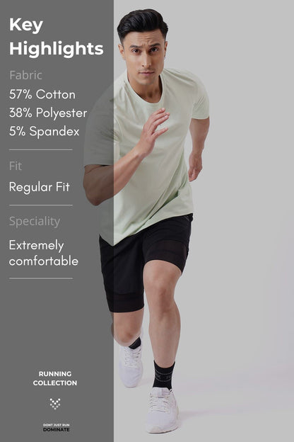 Pulse Running T-shirt Light Green