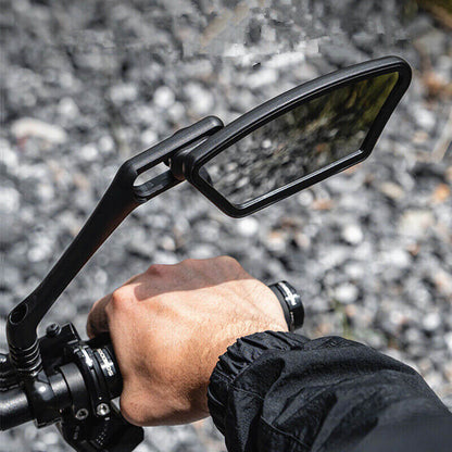 Bike Handlbar Mount Bicycle Rearview Mirror Angle Adjustable