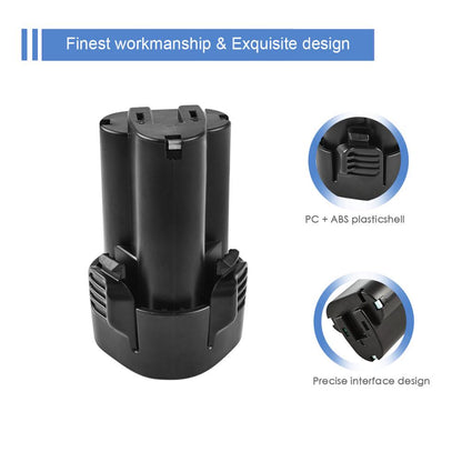 Replacement Makita Battery, 18V Battery For Makita BL1013 10.8V 2.0AH
