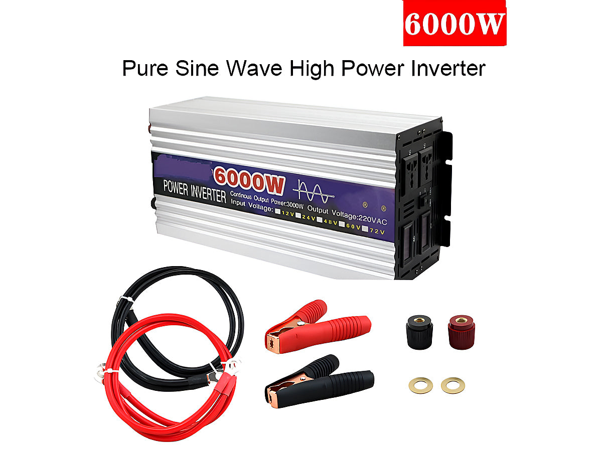Pure Sine wave Inverter 6000W 12V