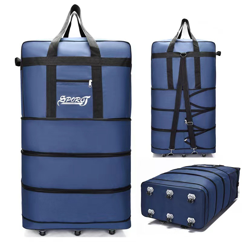 Expandable Extra-Large Travel Duffel Bag with Wheels – Waterproof & Lightweight (6 Wheels) BGMF7155