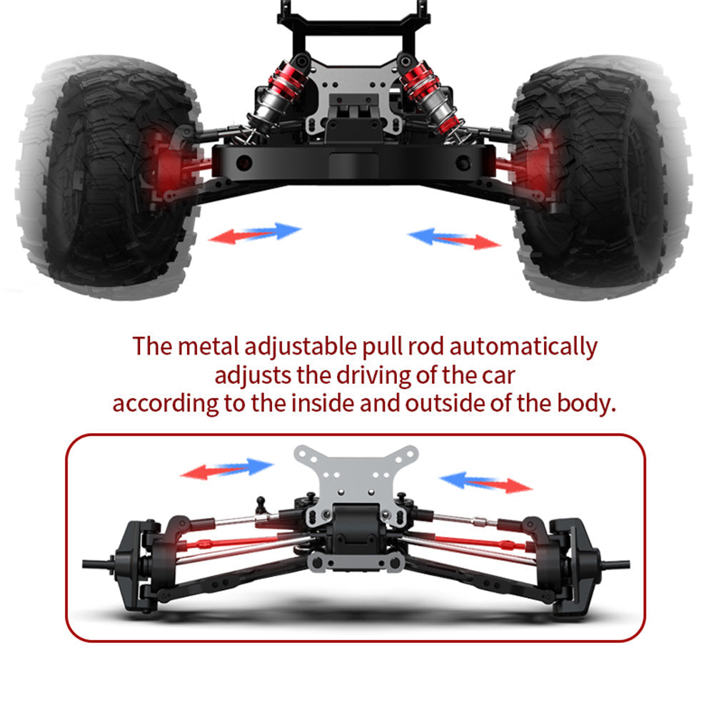 46+ kmh 4WD Electric High Speed RC Truggy Off-Road 1:10 Vehicle Models