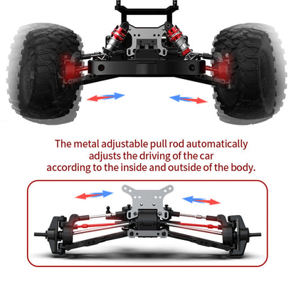 46+ kmh 4WD Electric High Speed RC Truggy Off-Road 1:10 Vehicle Models