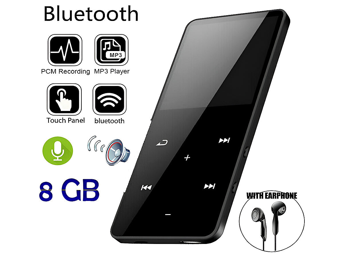 MP3 Player 8GB With Bluetooth