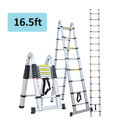 Telescopic Ladder 5m Multi-Purpose Aluminium Telescoping