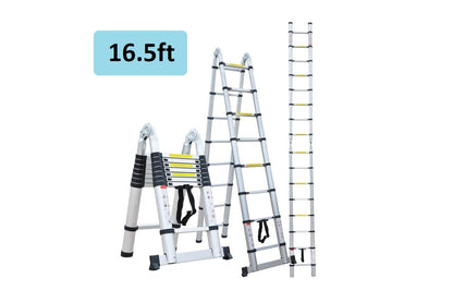 Telescopic Ladder 5m Multi-Purpose Aluminium Telescoping