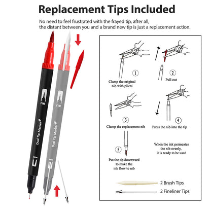 Water Color Marker Pens