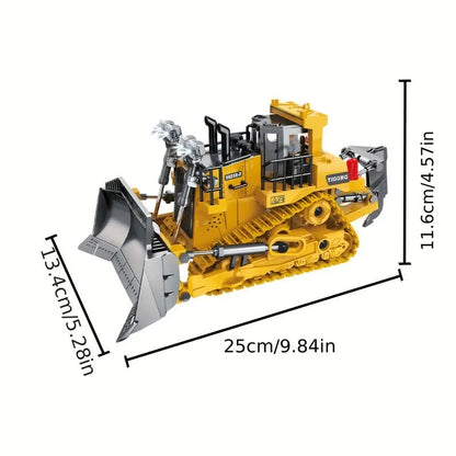 Remote Control Engineering Vehicles Series - 1:24 Bulldozer  9 Channels 2.4G