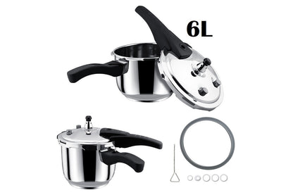 PRESSURE COOKER stainless steel 6L