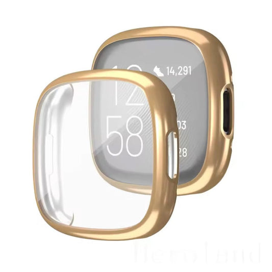 Protective Case for Fitbit Versa 4 (Gold)