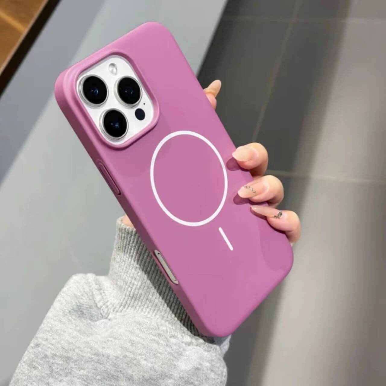 Brace Series Ultra-Thin PC Magnetic Compatible with iPhone 15 Pro Max Case