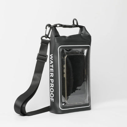 2L Dry Bag 500D PVC Outdoor Phone Protection Crossbody Bag
