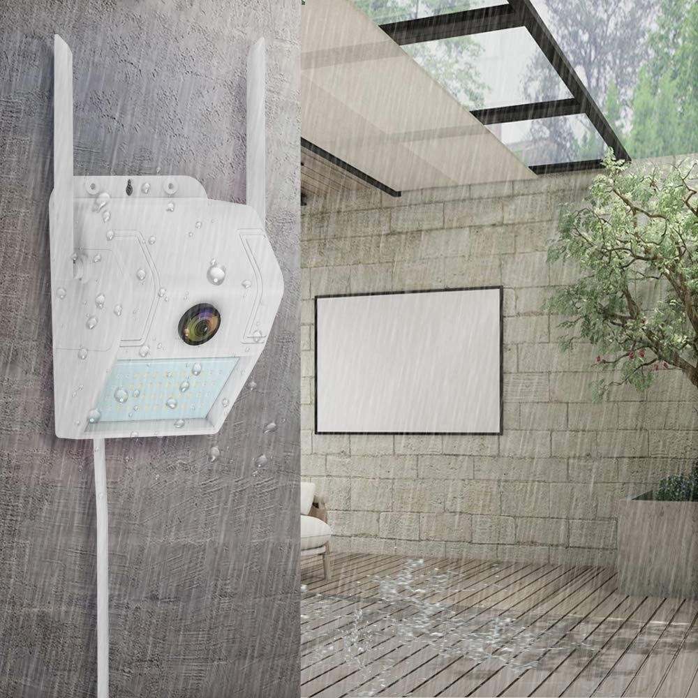 Outdoor Lights with Security Camera LED