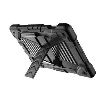 Samsung Galaxy Tab S8 Rugged Shockproof Case with Kickstand (Black)