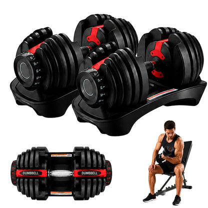 Adjustable Dumbbells 40Kg 2PCS Set