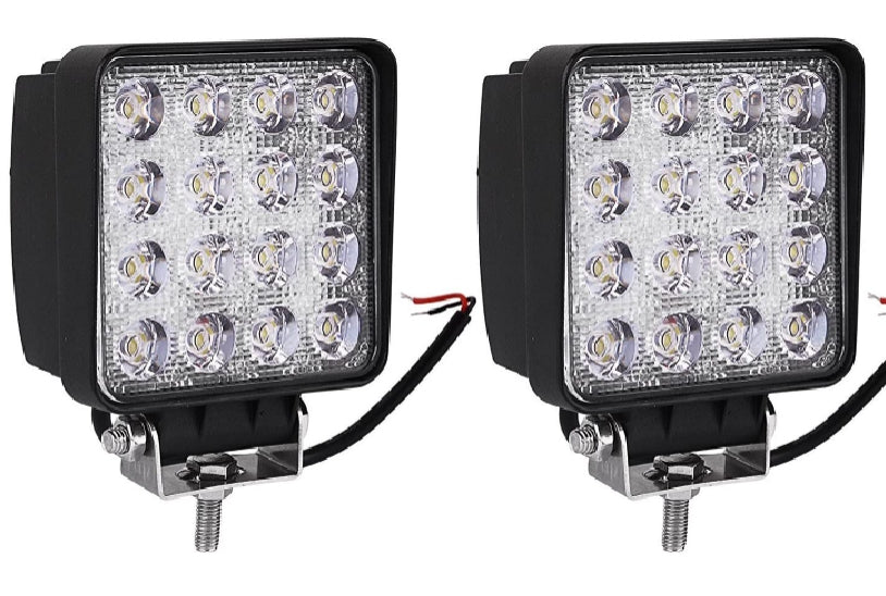 2Pcs LED Light Bar 160W 4Inch LED Pod Light Square LED Light Spot Light Off Road