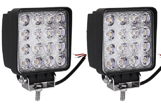 2Pcs LED Light Bar 160W 4Inch LED Pod Light Square LED Light Spot Light Off Road