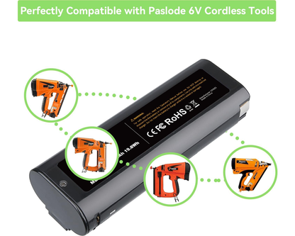 Paslode Battery 2200mAh Replacement 2PCS