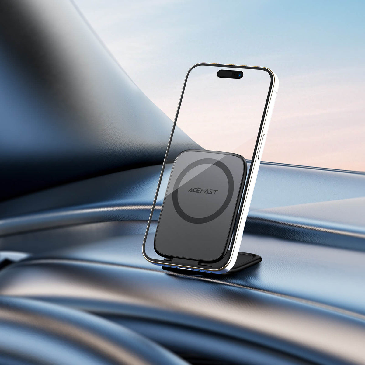 Acefast Ultra Thin Foldable Magnetic Car Dashboard Phone Stand E46