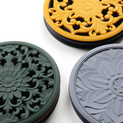 3 pcs Silicone Trivet Mats Multi-Purpose Heat Resistant Silicone