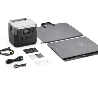 EcoFlow RIVER 2 Pro + 160W Bi-Facial Solar Panel Bundle