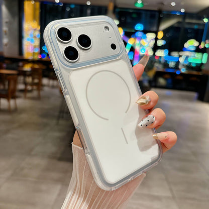 Compatible with iPhone 17 Pro Max Aurora Pure Series Magnetic Phone Case