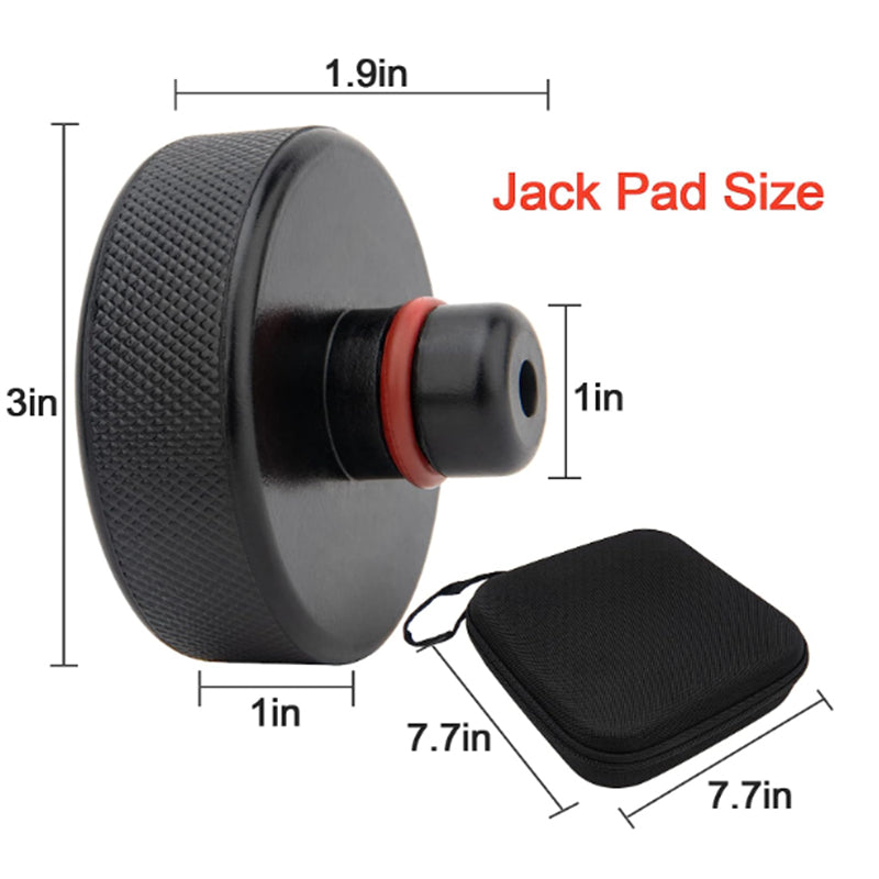 Jack Pad Pucks for Tesla Model 3 Y S X Jack Lift Pad Adapter with Storage Case