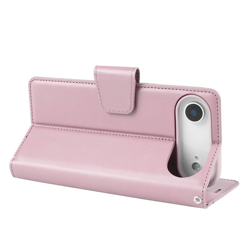 Compatible with iPhone 17 Air Hanman Mill Series Leather Wallet Flip Case
