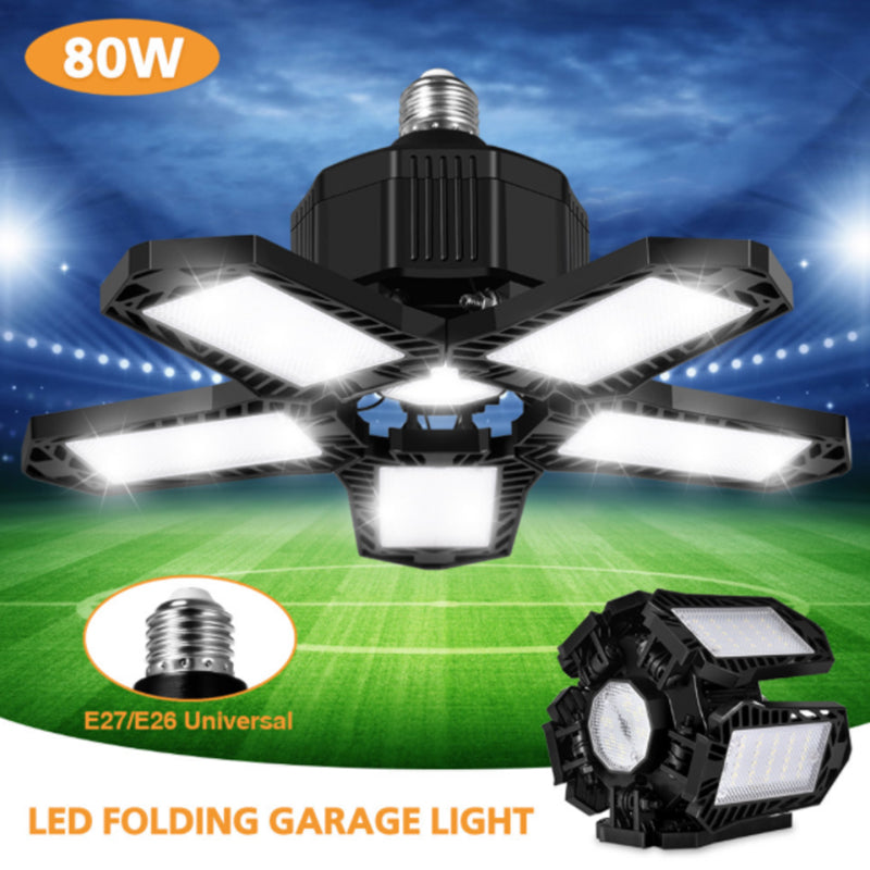 LED Garage Lights Deformable LED Garage Ceiling Lights with 4 Adjustable Pa... 8