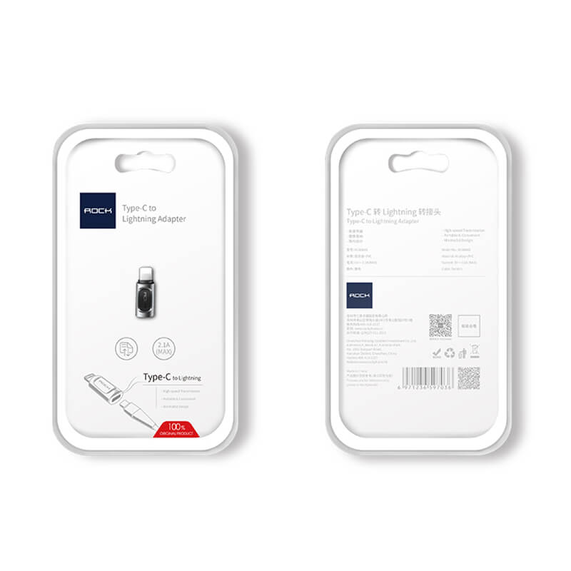 ROCK Micro USB to Lightning Type-C to Lightning Adapter