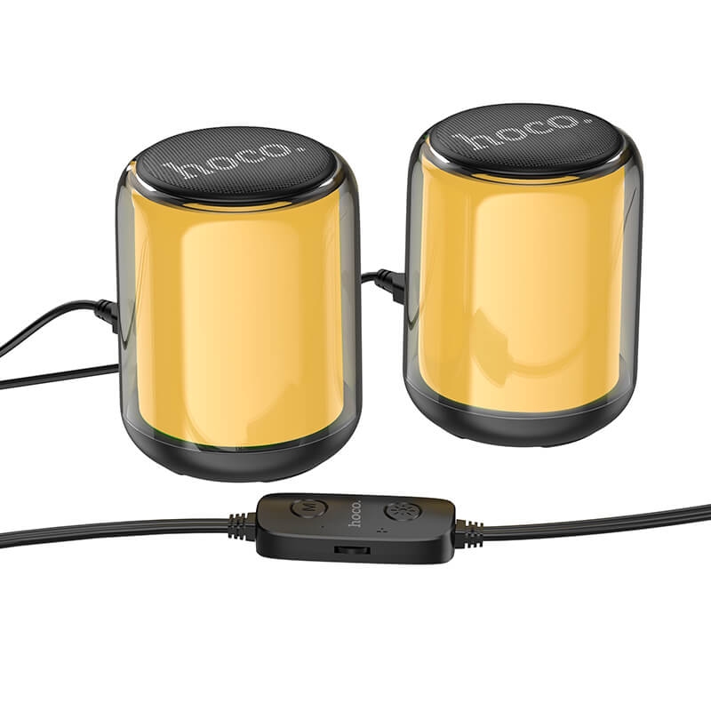 Hoco Colorful Bluetooth Wired 2-in-1 Computer Speaker BS56