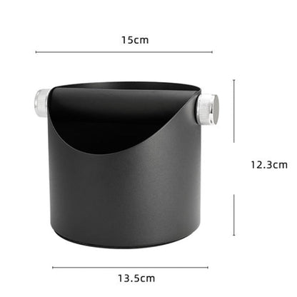 Stainless Steel Coffee Ground Bucket Coffee Knock Box Espresso Accessories