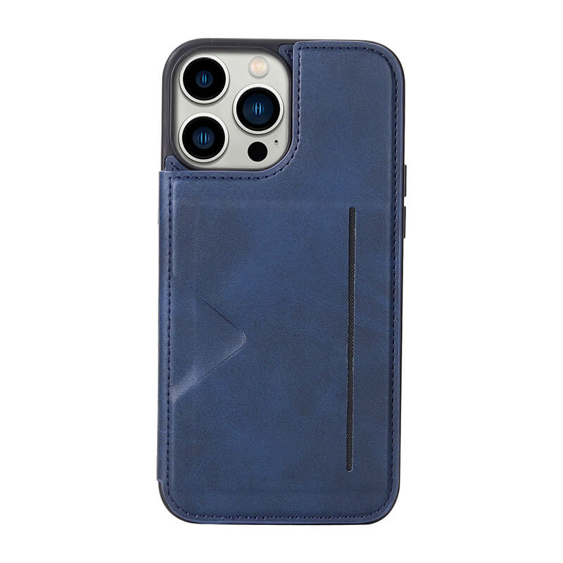 Mika Series PU Leather Wallet Stand Compatible with iPhone 16 Pro Case with Magnetic Close