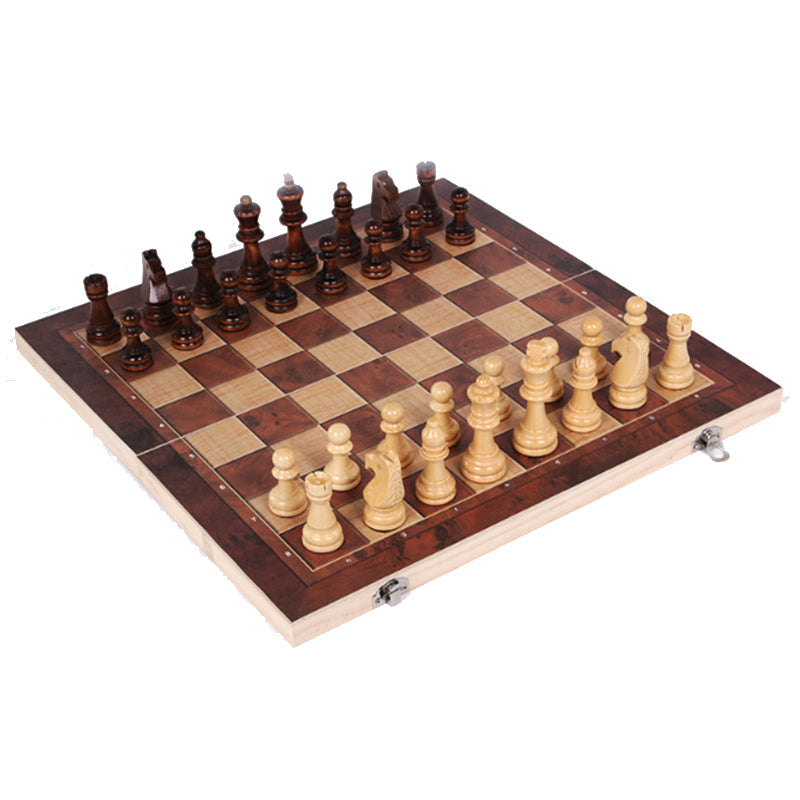 Chess Set 3 games in 1 Checkers and Backgammon 29cm*29cm