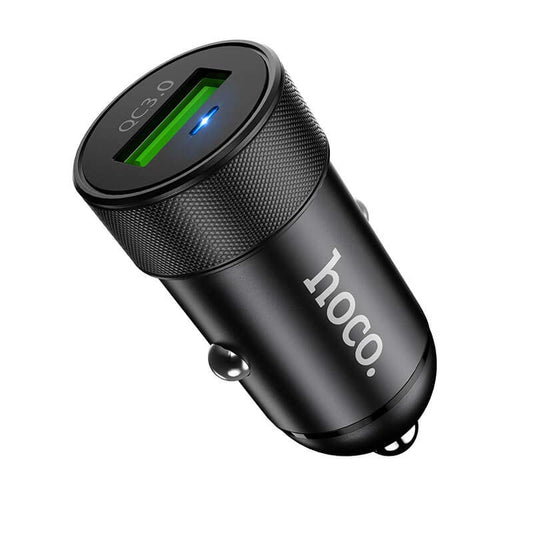 Hoco Single Port QC 3.0 Car Charger 18W Z32