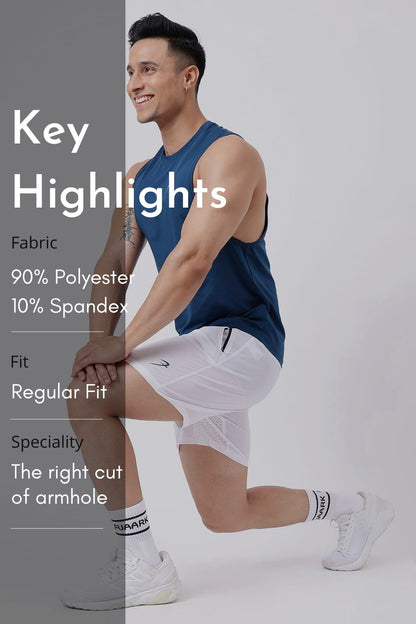 Urban Deep Arm Tank Teal