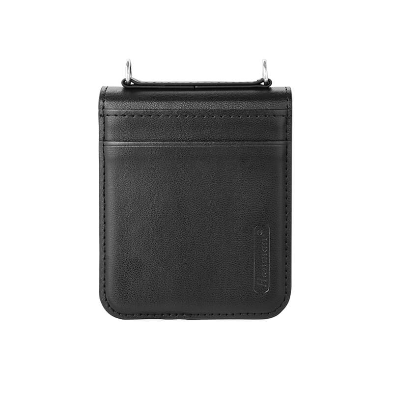 Hanman Leather Wallet Compatible with Samsung Z Flip 7 2025 Case