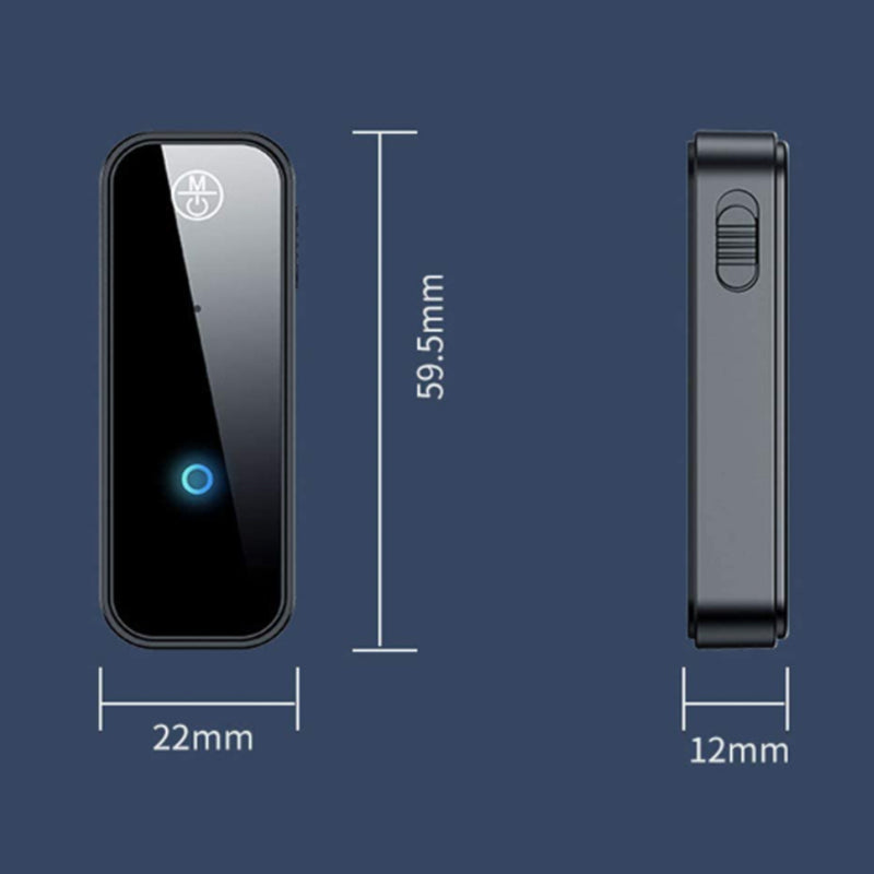 AUX Vehicle BT Receiver 2-in-1 BT Transmitters BT 5.0 Audio Adapter for Computer