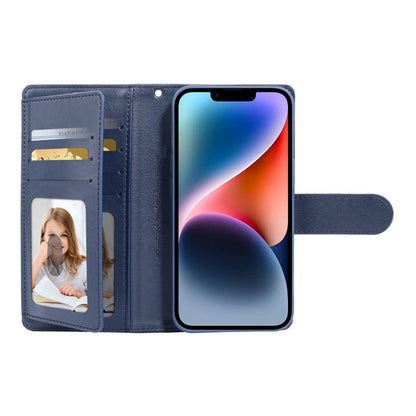 Suitable for Phone Hanman Mila Series Leather Dual Wallet Filp Case
