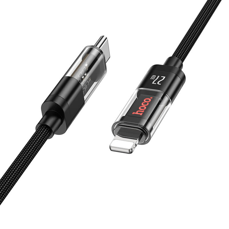 Hoco Transparent Discovery Edition 20W PD Charging Data Cable for iP U116