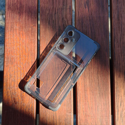 Anti Drop Phone Case with Card Pocket Compatible with Samsung Galaxy S24 Plus 2024