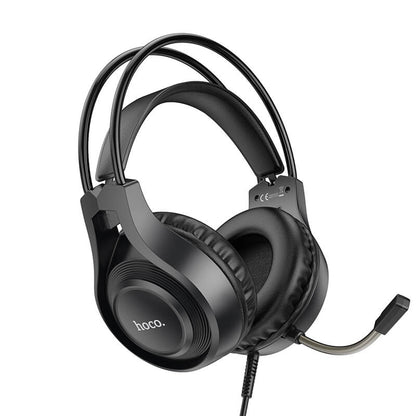 Hoco Tiger 50mm Immersive Gaming Headset with Mic for PC Mobile W106